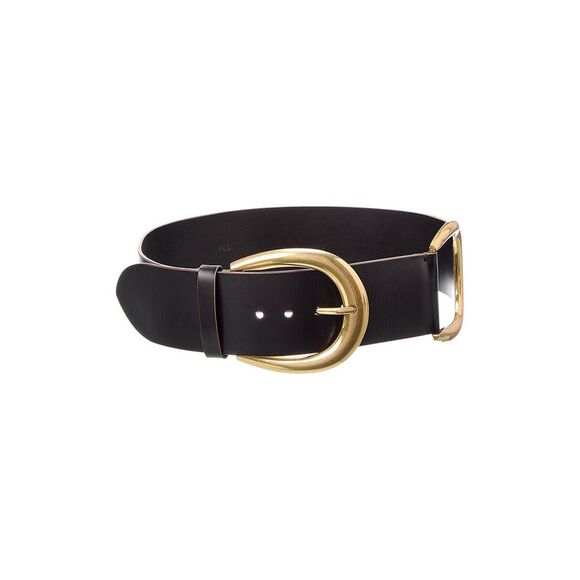 Chloé Anita Leather Belt Black